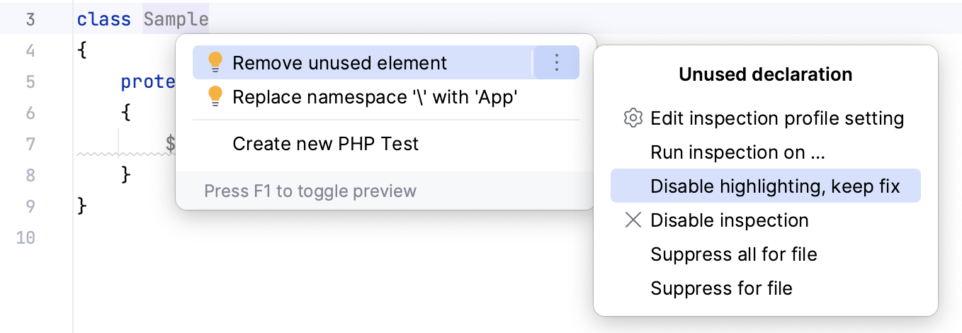 禁用高亮,保留修复 禁用高亮,保留修复
