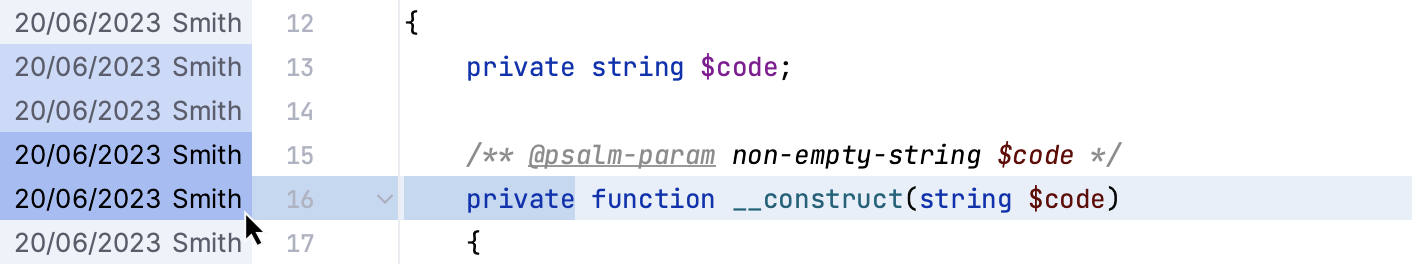 行之间的差异 行之间的差异