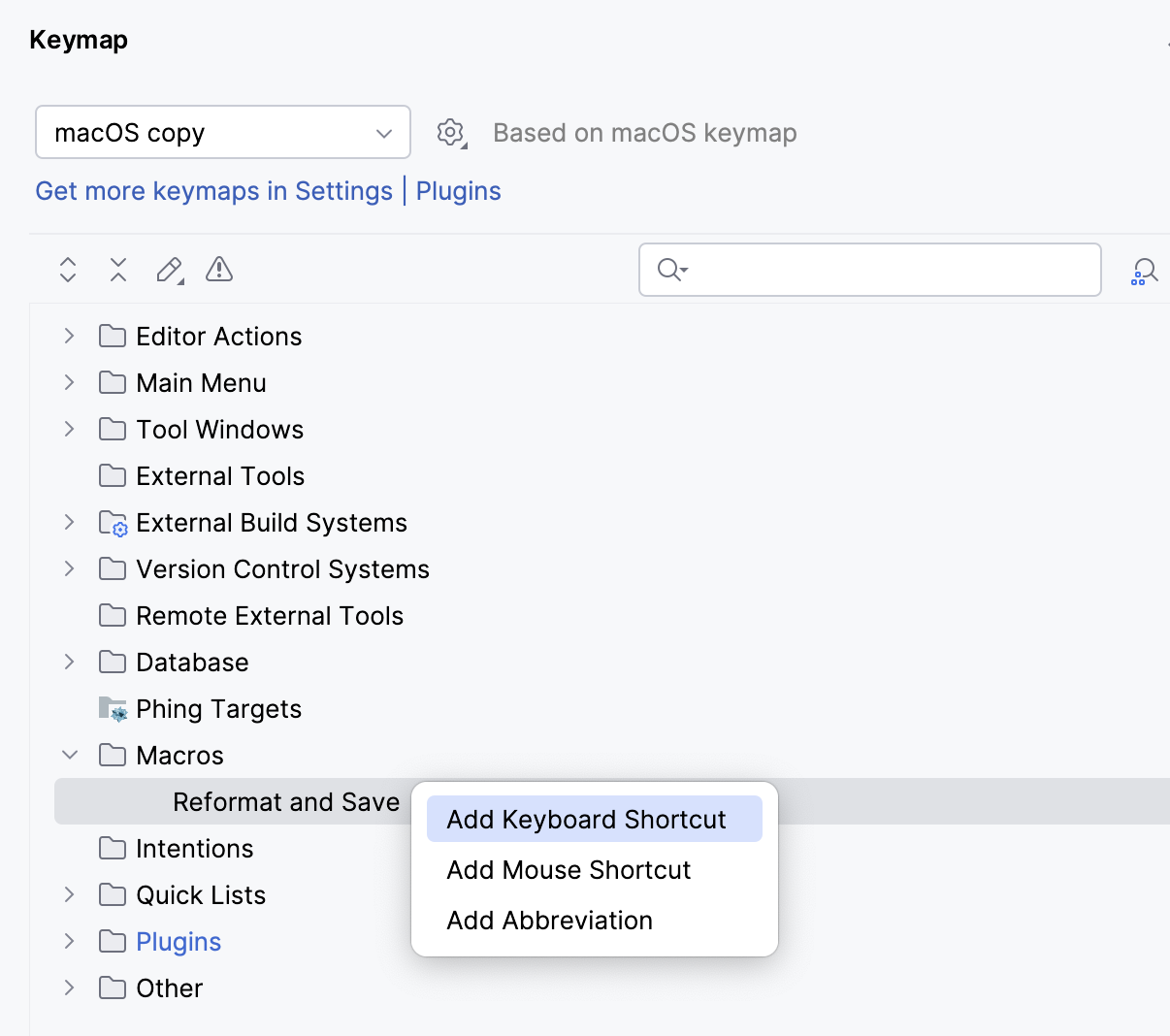 Add Keyboard Shortcut Add Keyboard Shortcut