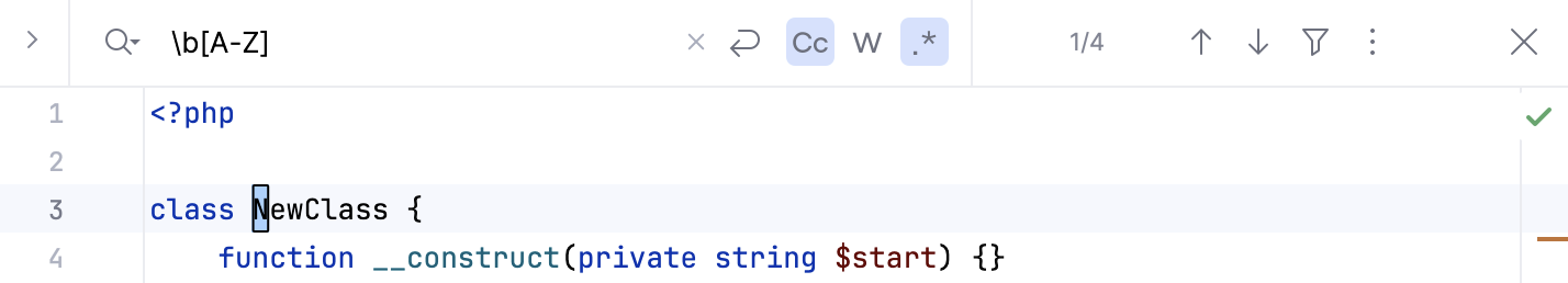 匹配大小写选择的结果 匹配大小写选择的结果