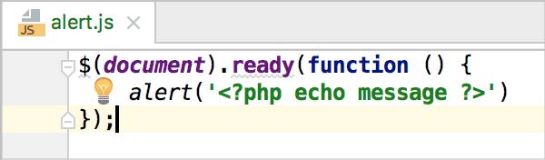 在 js 文件中混合语法高亮 在 js 文件中混合语法高亮