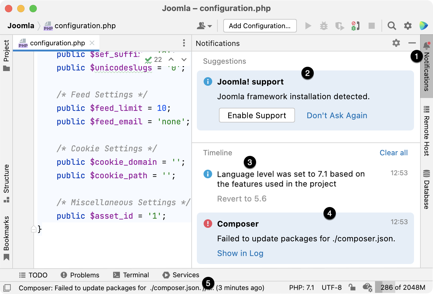 通知工具窗口 通知工具窗口