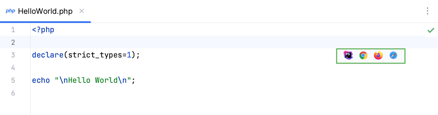 在浏览器中显示