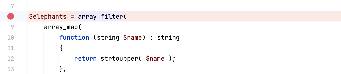 Set breakpoints Set breakpoints