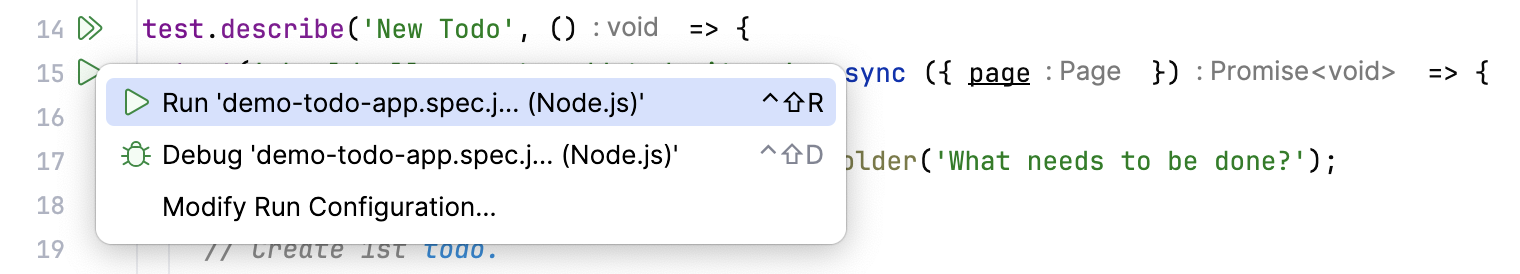 运行测试 运行测试