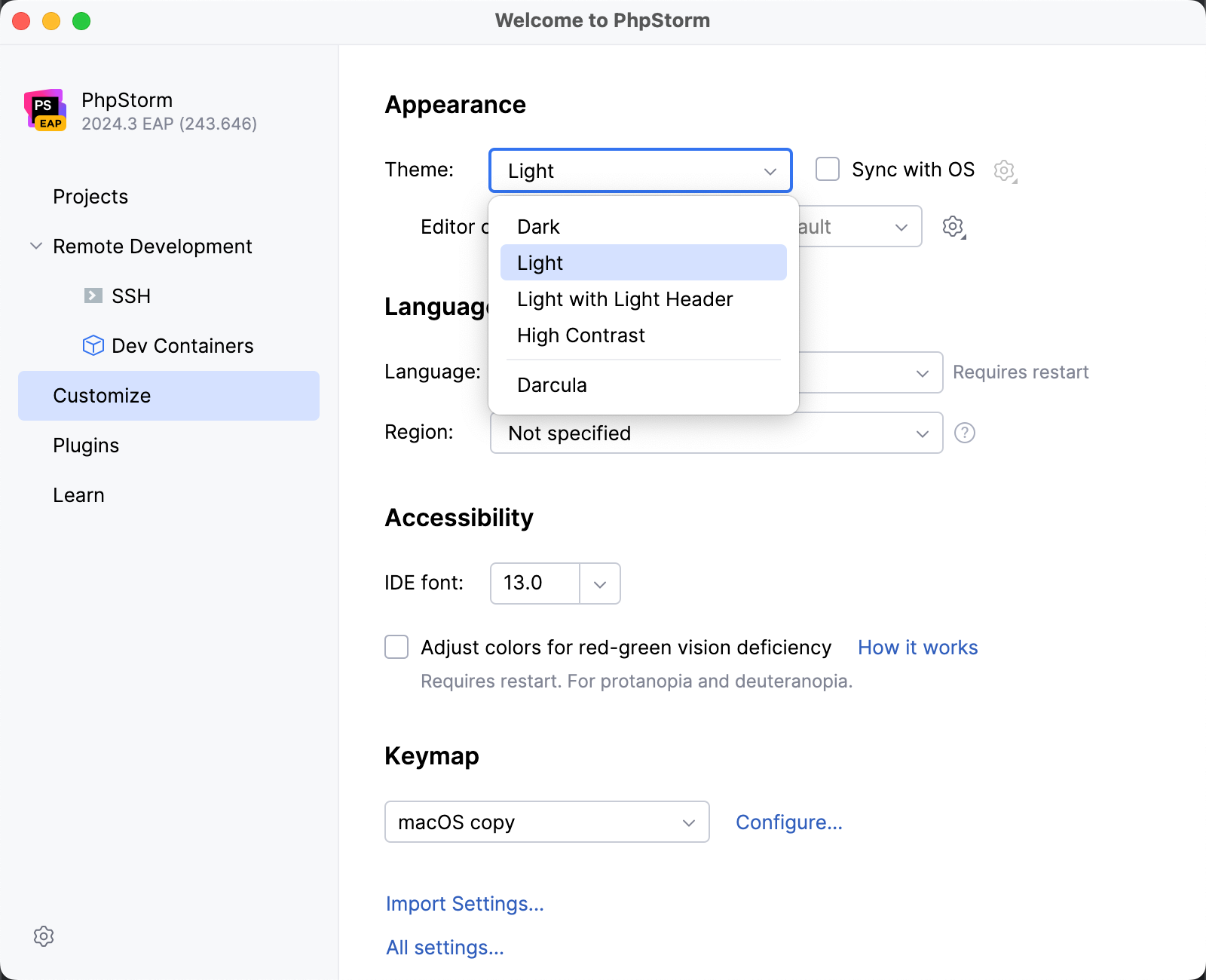 选择 UI 主题 选择 UI 主题