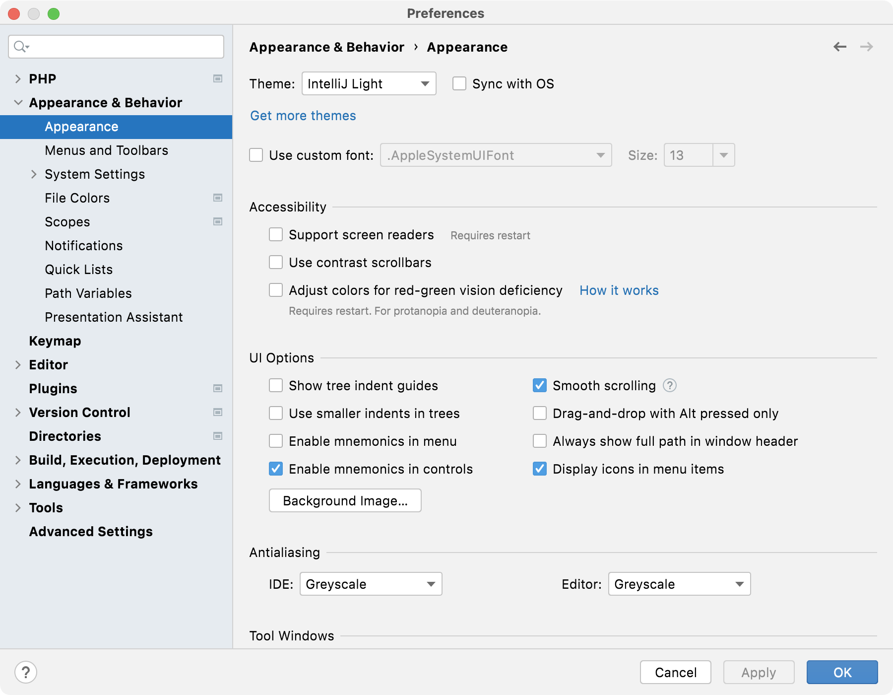 Appearance and Behavior Appearance and Behavior