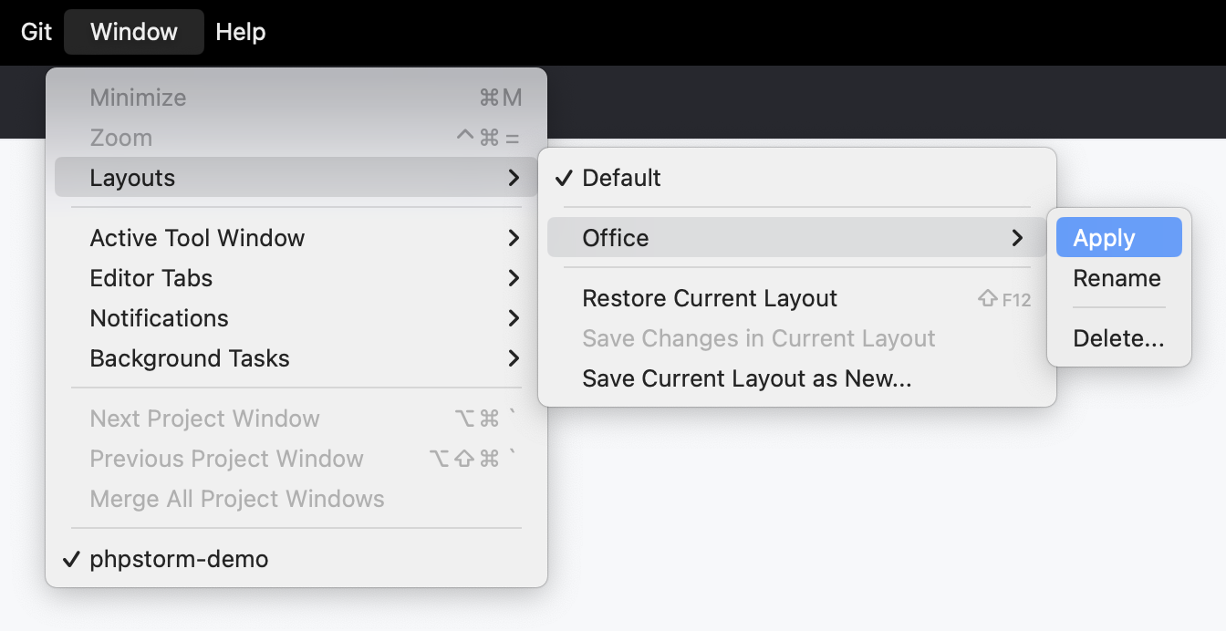 切换到其他布局 切换到其他布局