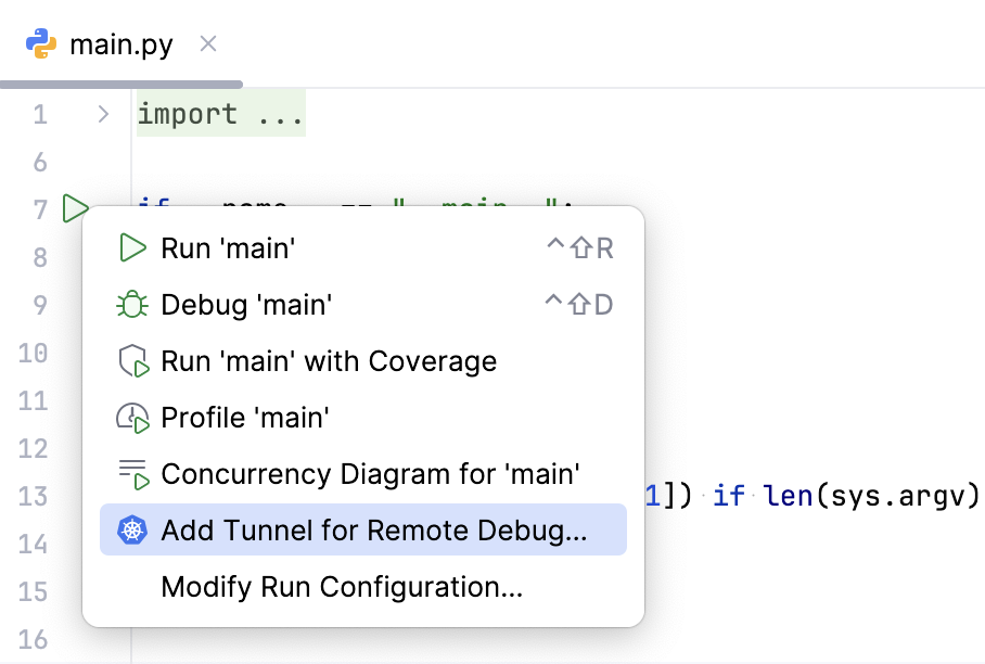 Add Tunnel for Remote Debug Add Tunnel for Remote Debug