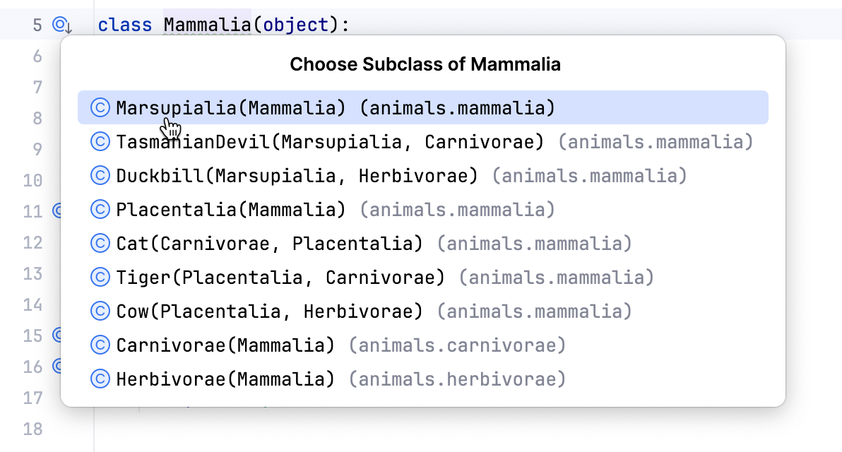 Impementation of the class Impementation of the class