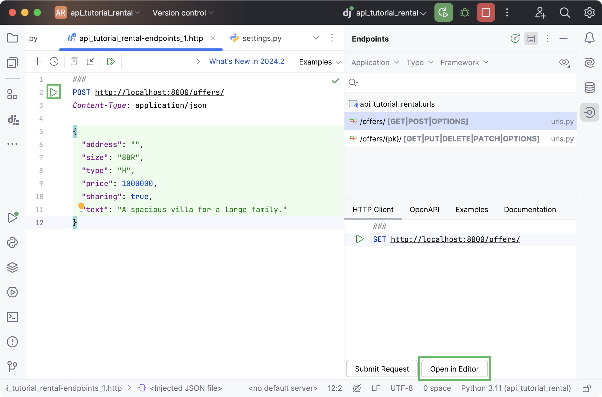 Open in Editor Open in Editor