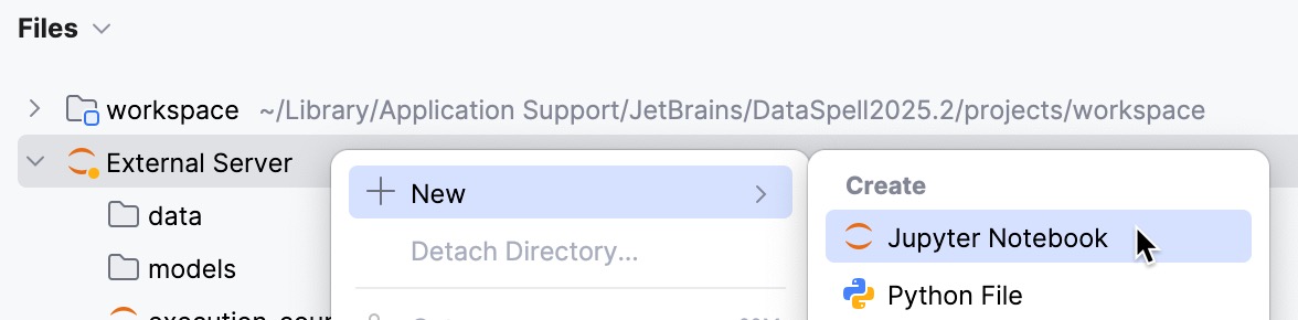 Add a remote server file Add a remote server file