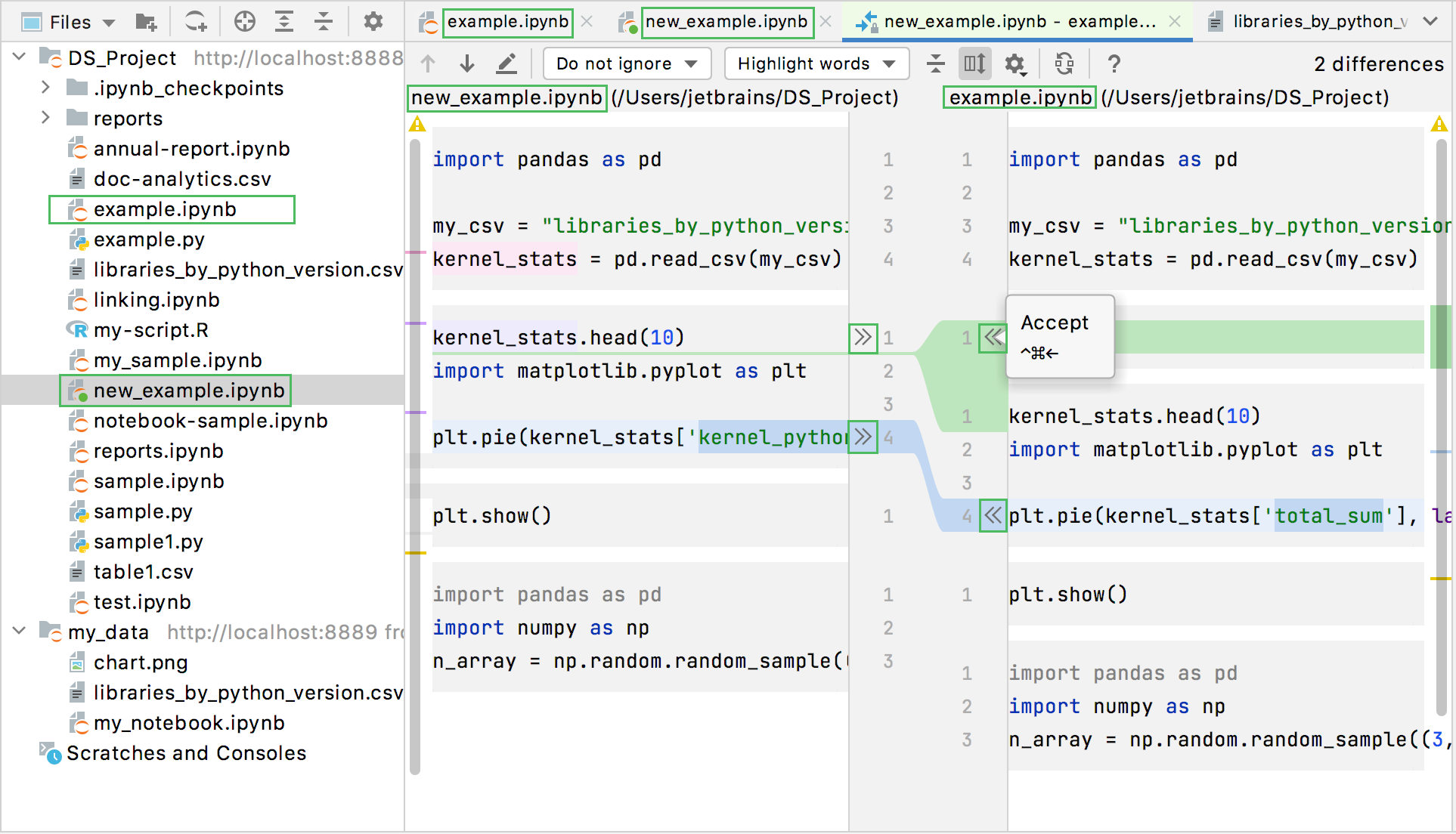 compare two notebooks compare two notebooks