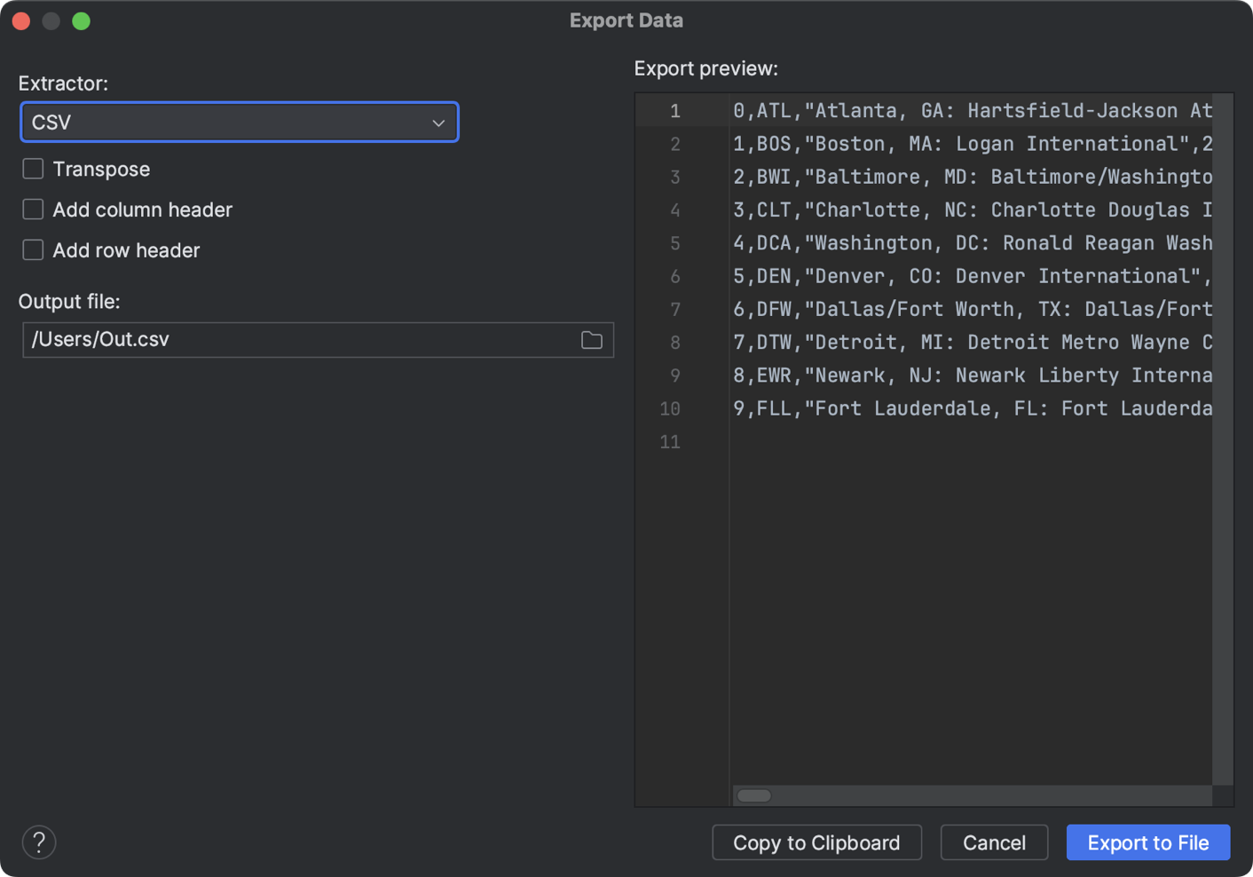 Work with outputs | PyCharm Documentation