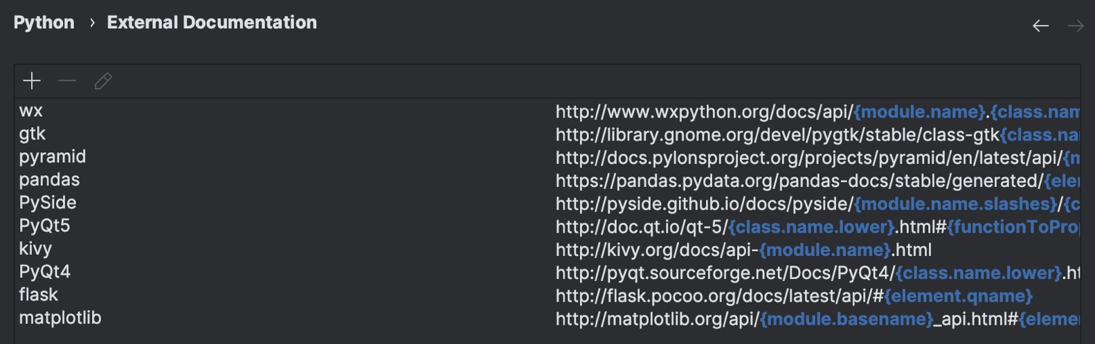 Code reference information | PyCharm Documentation