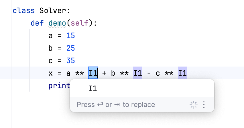 Extract constant