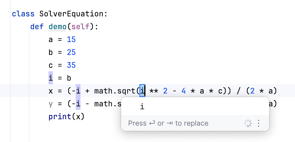 Extracting a variable 