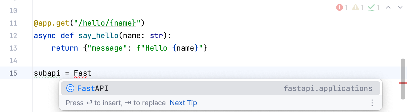 Class completion Class completion