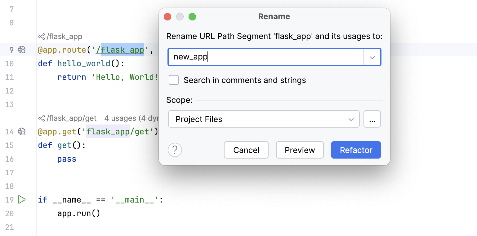 Renaming an endpoint Renaming an endpoint