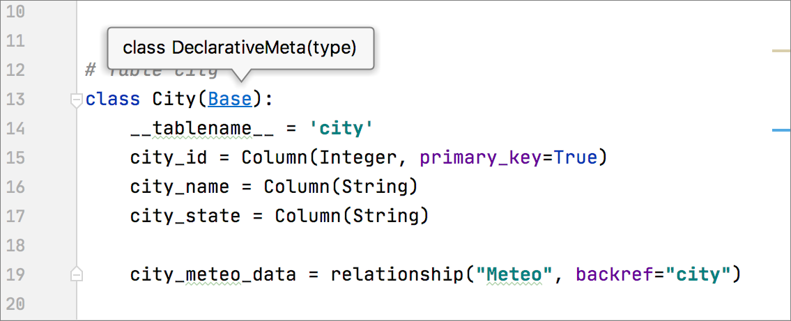 Go to Type Declaration using a link Go to Type Declaration using a link