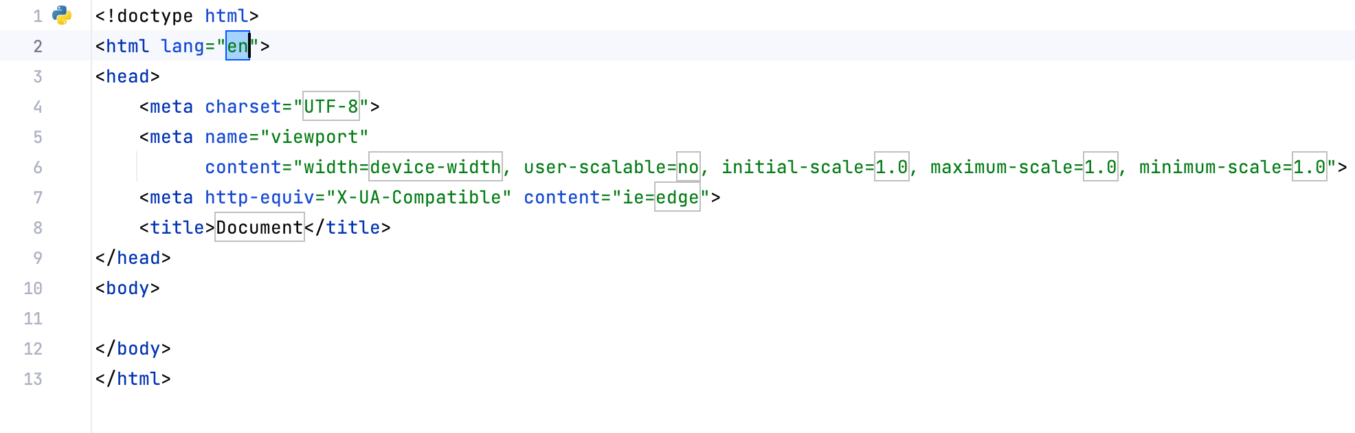 Using the html live template Using the html live template