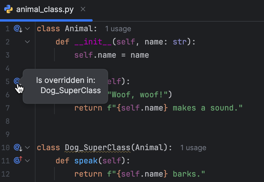 Icon reference | PyCharm Documentation
