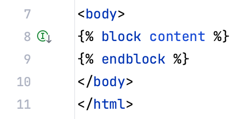 the block is inherited the block is inherited