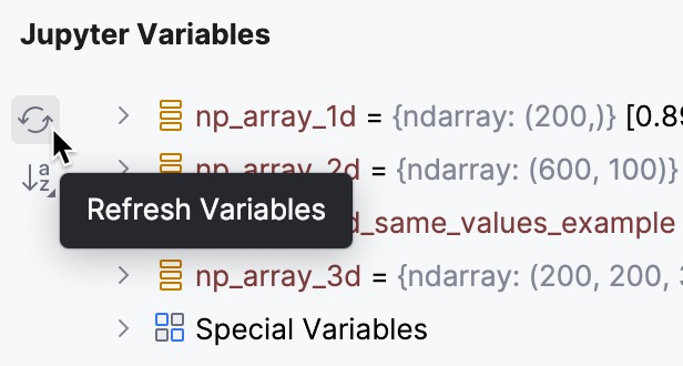 Refresh Variables Refresh Variables