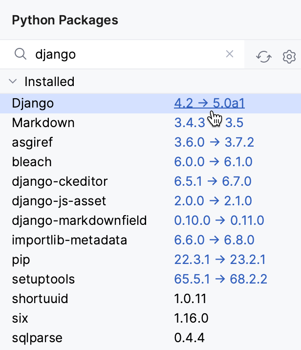 A newer version of the package is available A newer version of the package is available