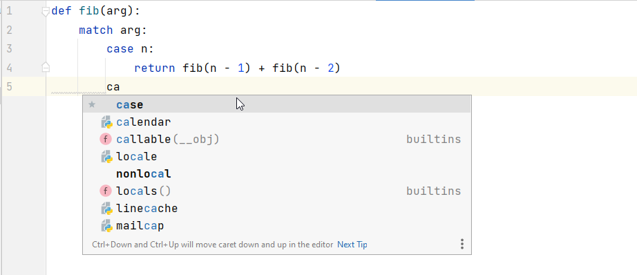Keyword completion Keyword completion