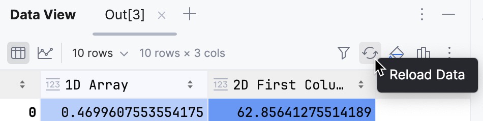Reload data Reload data