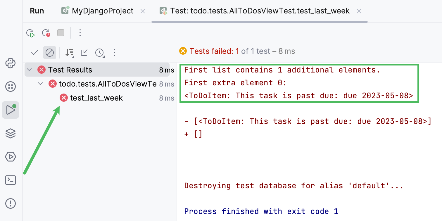 Running tests Running tests