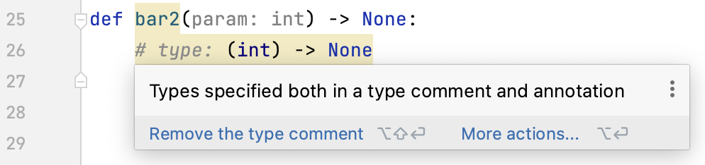 incorrect type hint incorrect type hint