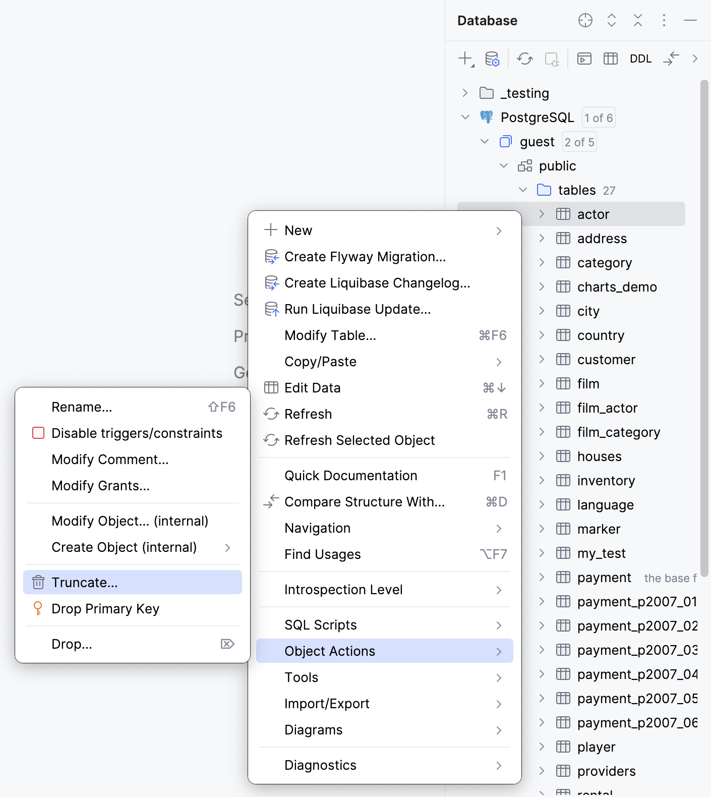 Remove all rows in a table Remove all rows in a table