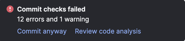 Notification on detected problems Notification on detected problems