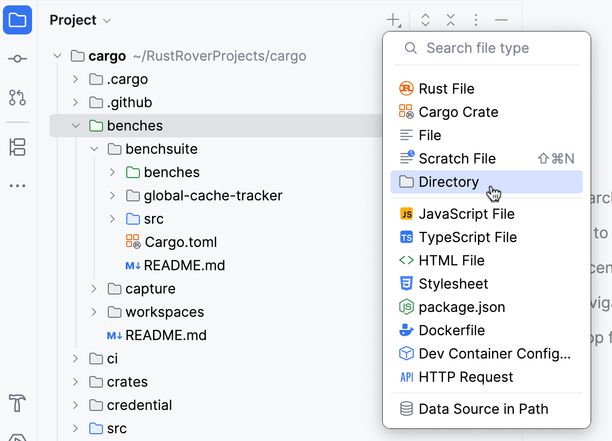 Creating a new directory Creating a new directory
