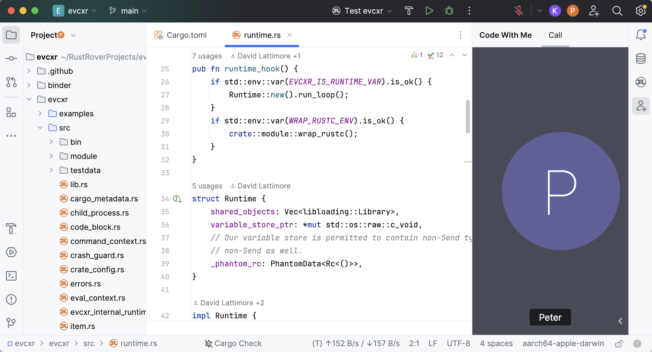 Joined session: editor and the main toolbar Joined session: editor and the main toolbar