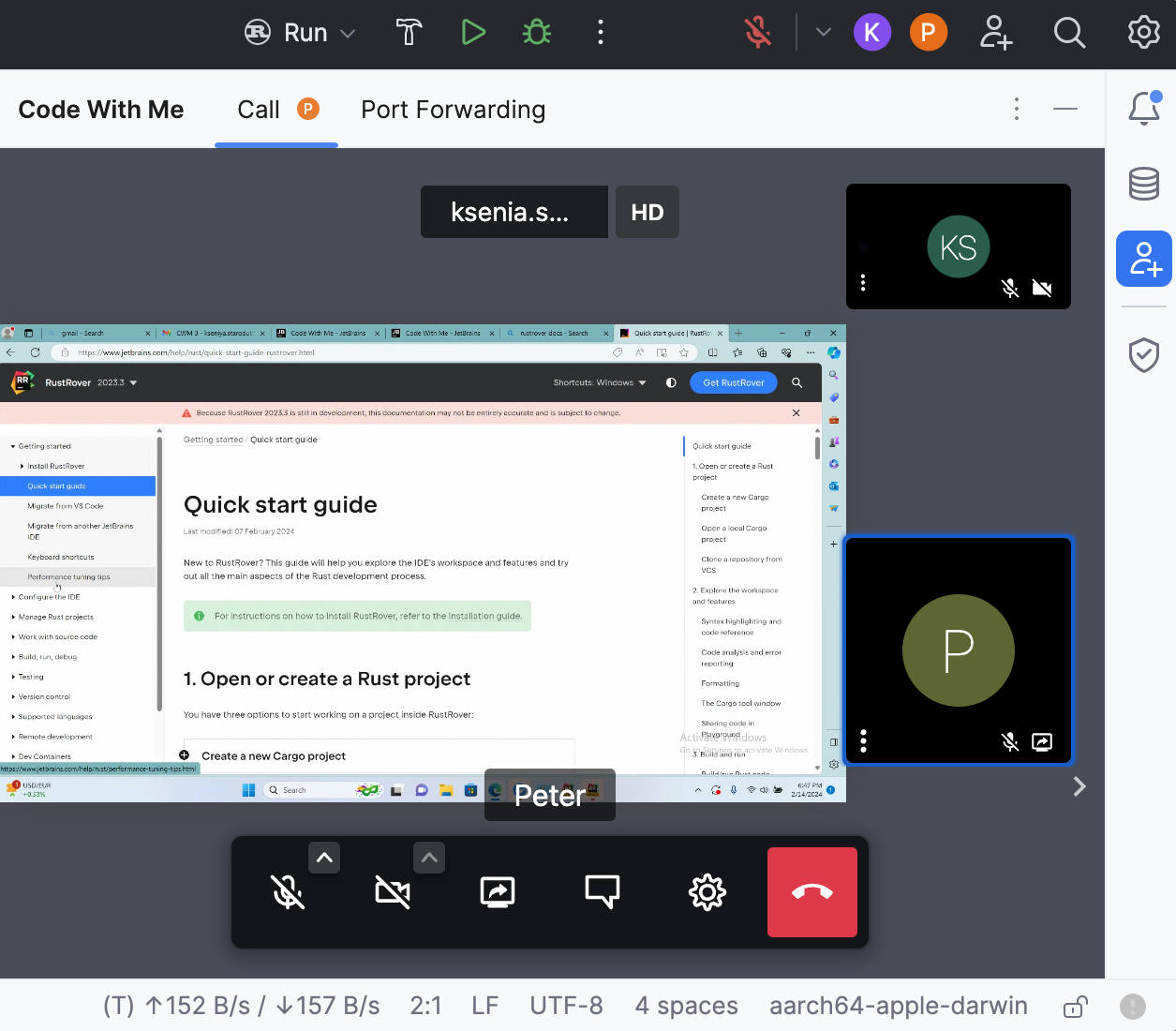 Screen sharing Screen sharing