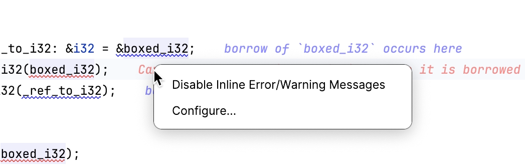 Disabling inline error messages Disabling inline error messages