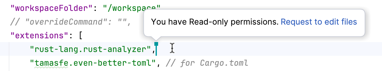 Permissions notification Permissions notification