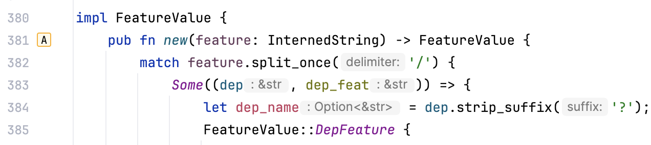 在边距中添加的助记符书签