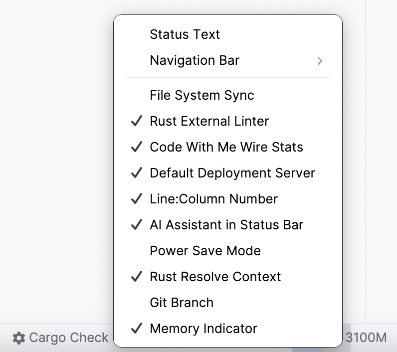 Customize the icons on the Status bar Customize the icons on the Status bar