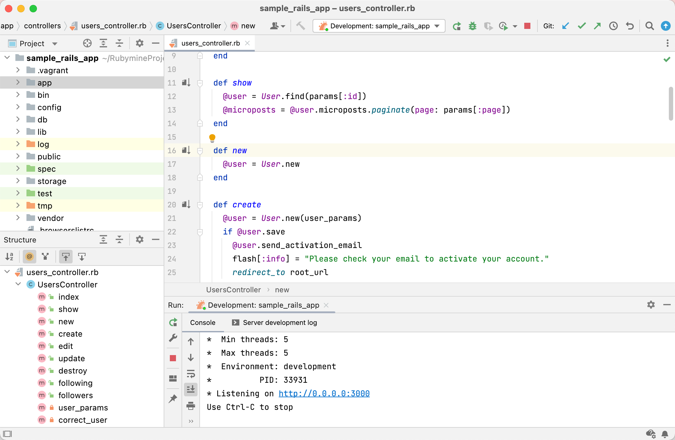 The Widescreen tool window layout option is enabled The Widescreen tool window layout option is enabled