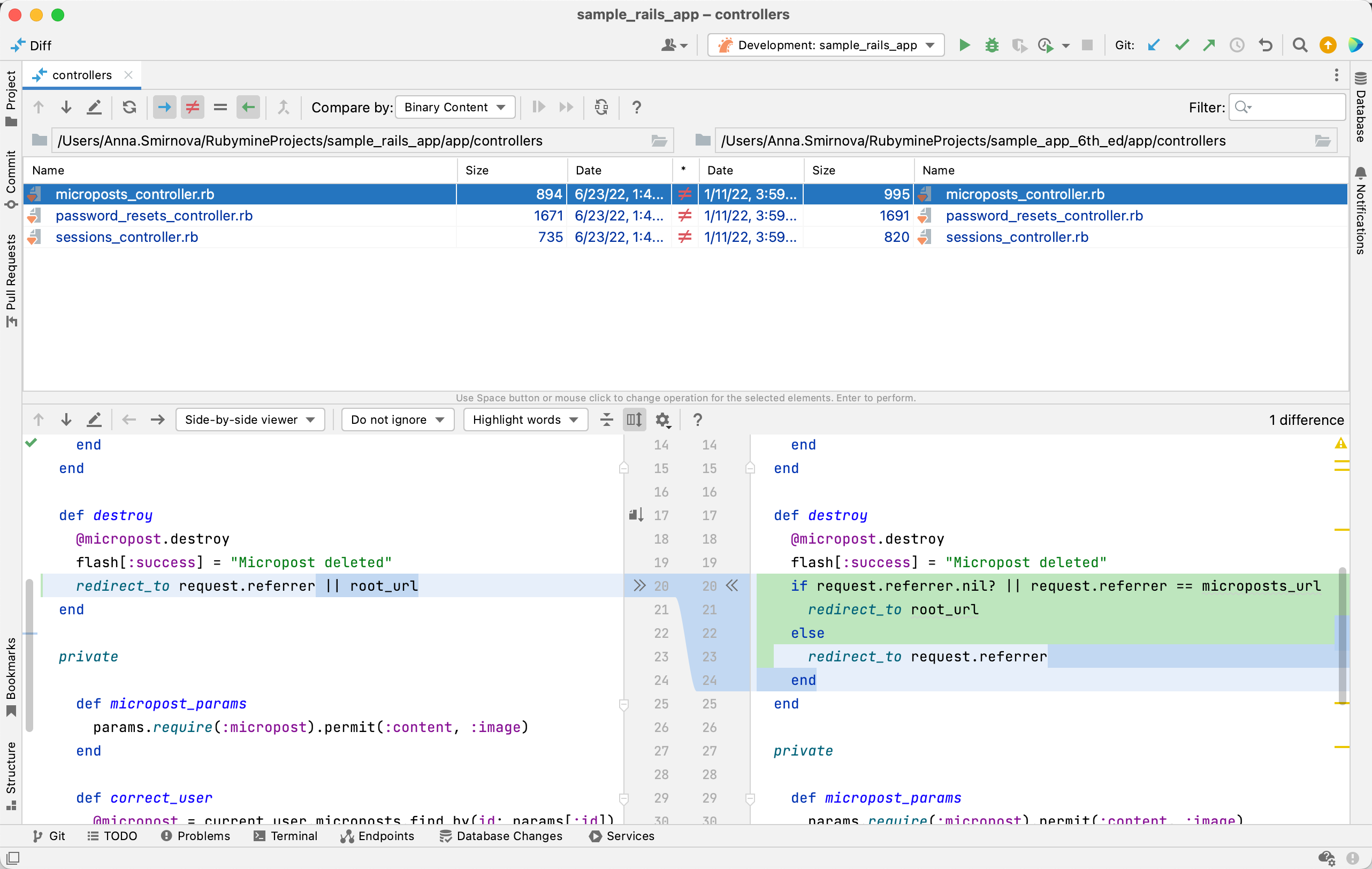 comparing folders comparing folders