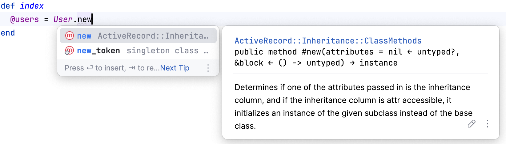 Quick documentation Quick documentation