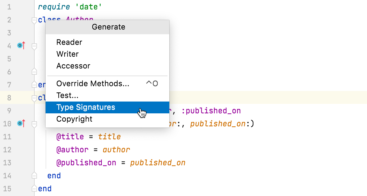 Generate an RBS prototype Generate an RBS prototype