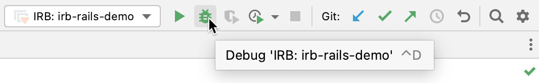 Debug IRB console Debug IRB console