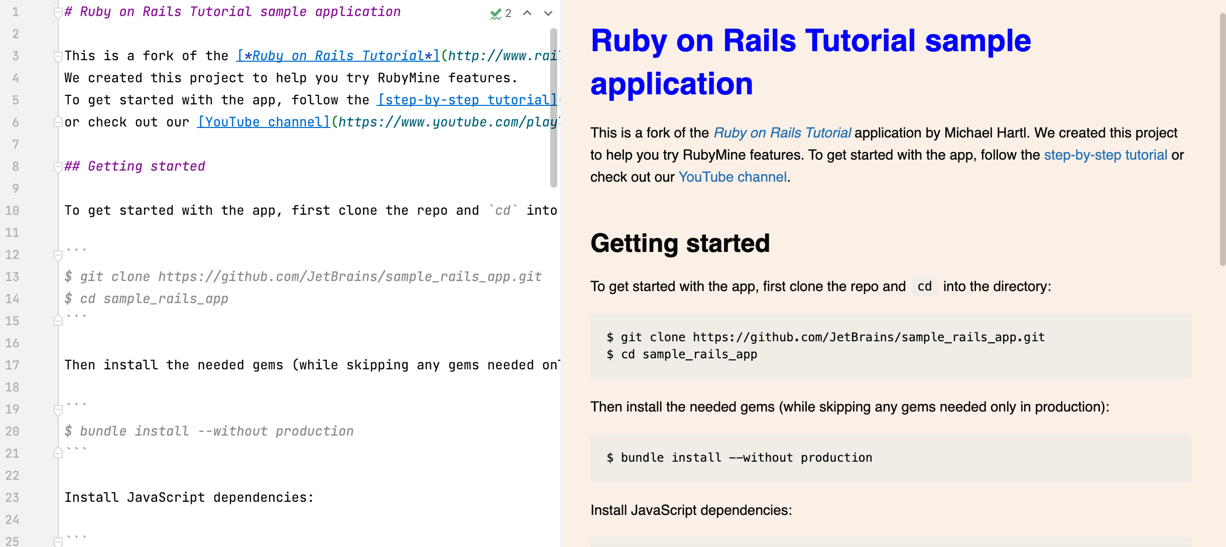Markdown preview with a custom CSS that resembles GitHub rendering style Markdown preview with a custom CSS that resembles GitHub rendering style