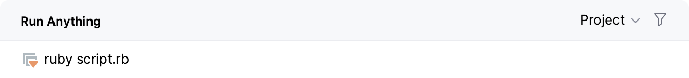 Run ruby script Run ruby script