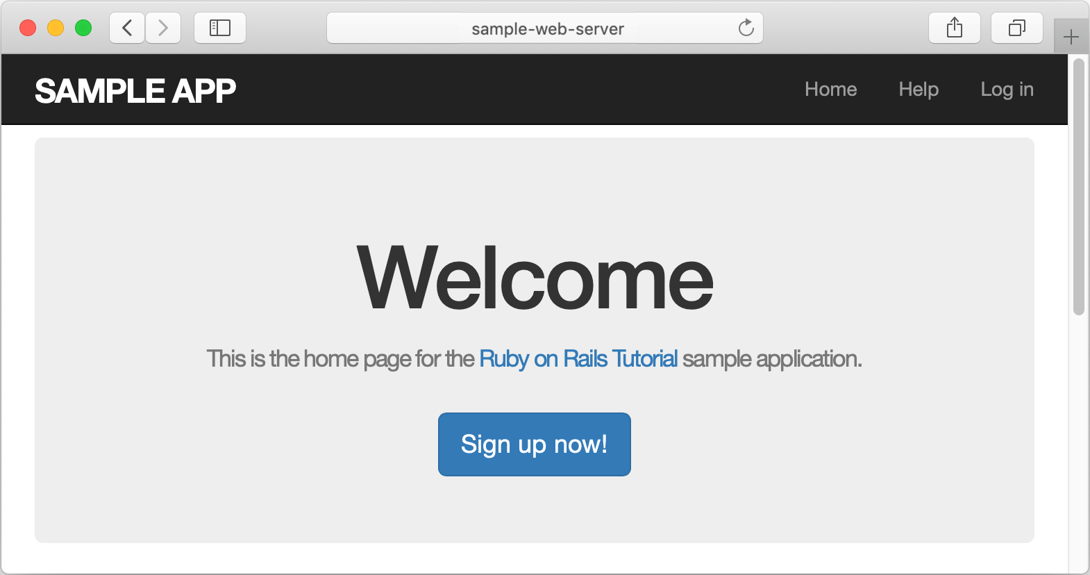 Sign up page Sign up page